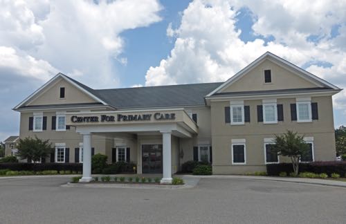 Outside view of the Center for Primary Care Crossroads office building